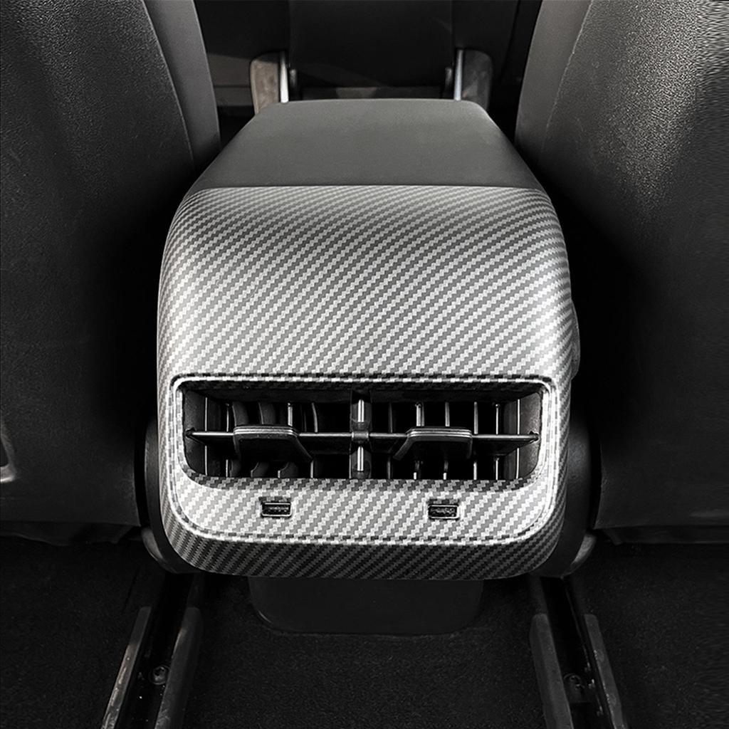 Tesla Model 3/Y Rear Armrest Air Vent & Anti-Kick Panel Protector