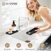 Customized Silicone Bathroom Vanity Tray - Square Soap & Accessory Organizer