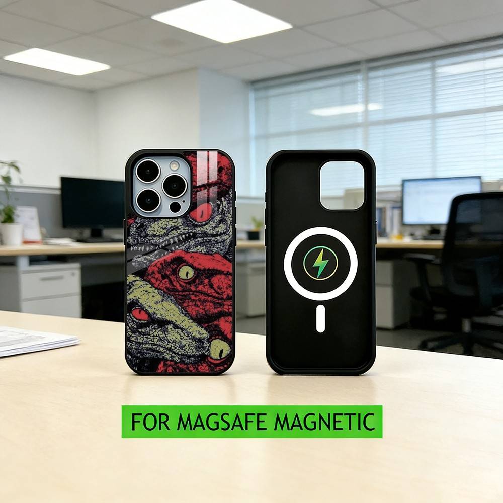 

J-Jurassic D-Dinosaur World Phone Case For iPhone17,16,15,14,13,12,11 Plus,Pro Magnetic For Magsafe Wireless Charging iPhone16