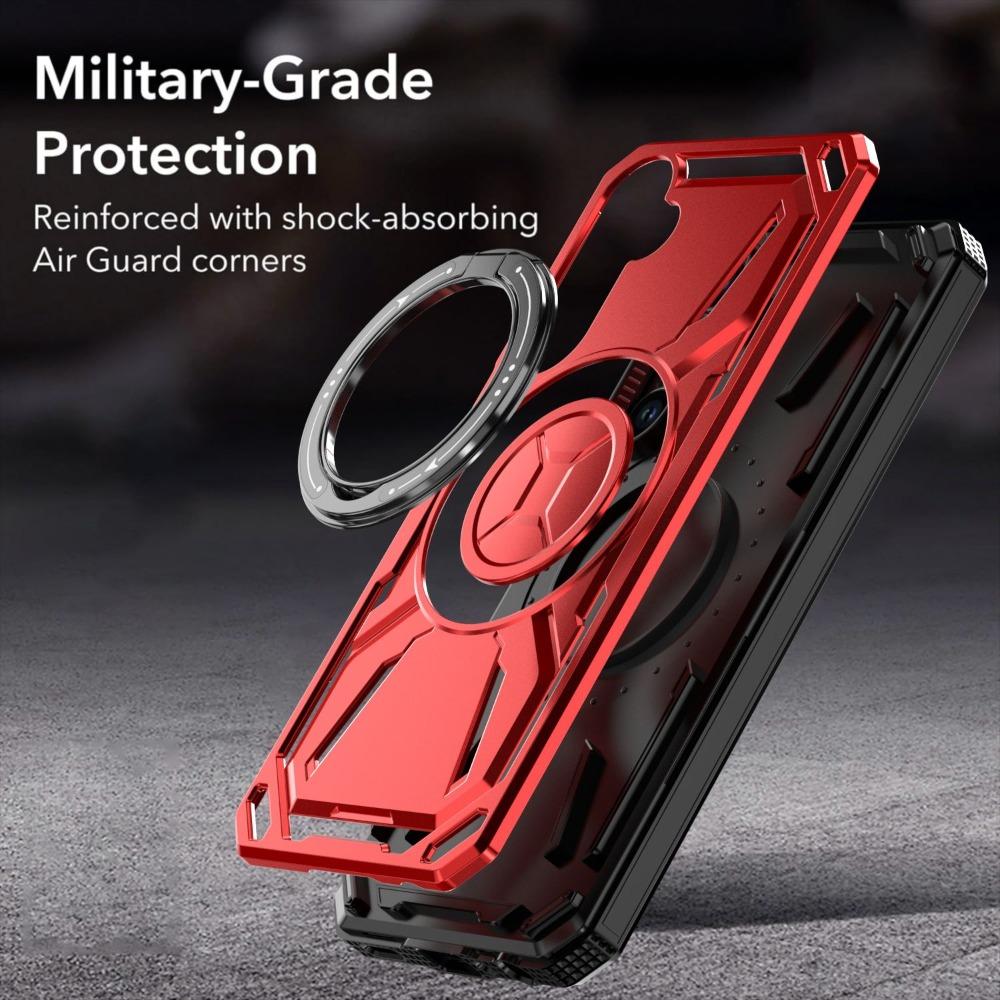 Heavy Duty Magnetic Charging Case For Samsung Galaxy S26 S25 S24 S23 S22 FE Ultra Plus Ring Bracket Raised Camera Bezel Cover
