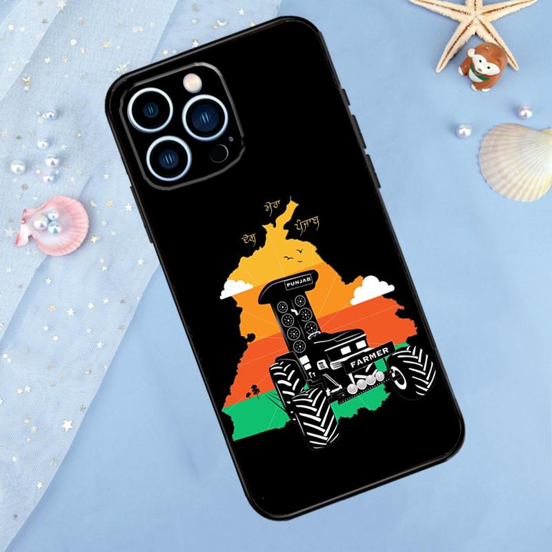 Punjab Map Outline Case For iPhone 17 Pro Max 16 15 13 12 11 14 Pro Max Plus 12 13 Mini 16e 17 Air Back Cover