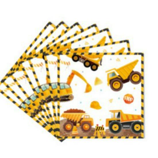 Disposable Party Napkins - Birthday Theme for Kids & Adults