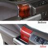 Interior Door Handle Panel Trim Cover For Ford F150 2Door 2015+ Red Carbon Fiber
