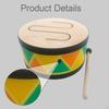 Wooden Hand Drum Percussion Instrument Musical Toy Professional Sturdy Lightweight Educational with