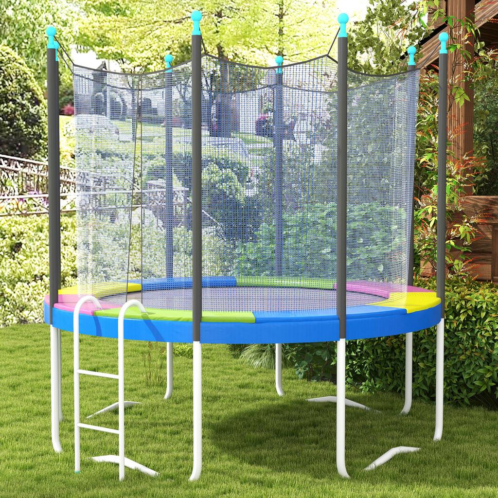 Trampoline Cover 244x30cm, Foldable and Portable. Made of Plastic, PE, and Foam. Multicolored