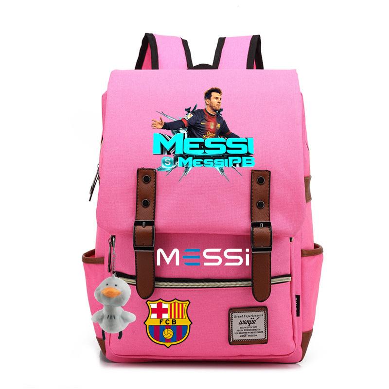 2023 neuer Schulranzen Lionel Messi Koreanischer Oxford-Stoff Rucksack Nylon, Reisetasche Damen Outdoor Rücken
