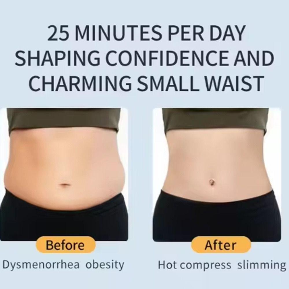 Comfortable Lazy Ab Toner Belt Abdominal Fitness Instrument  for Arms Waist Abdomen Thighs