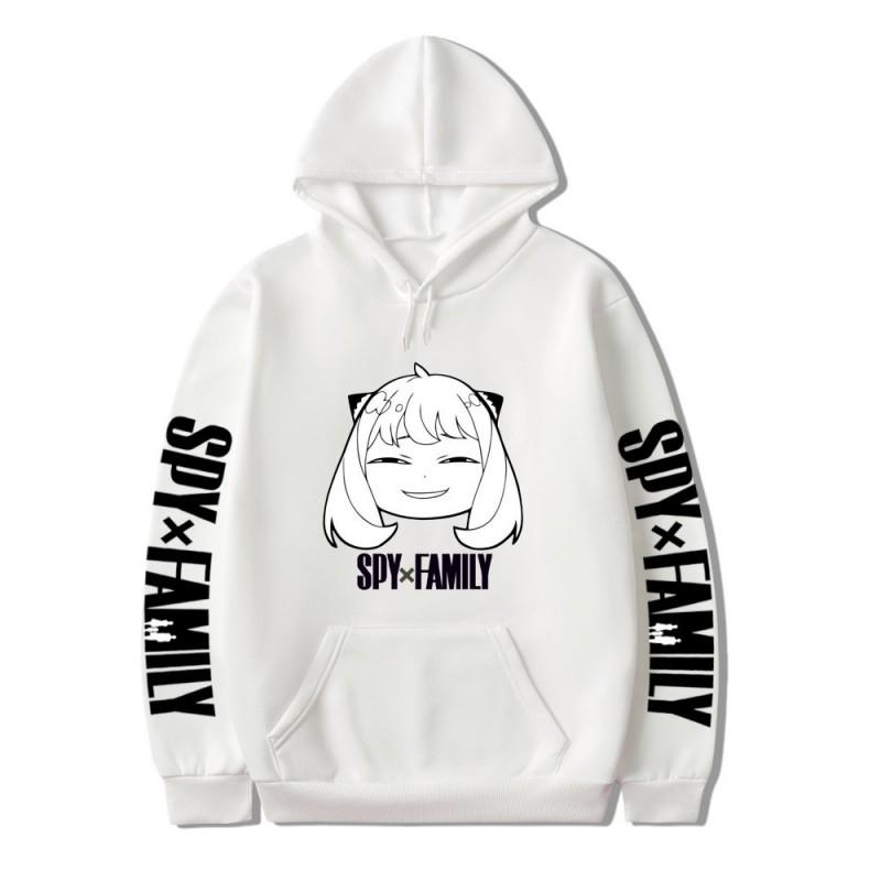Spy X Family Anime Hoodie Women - Printed Cap Sleeve Long Oversized Streetwear Sweatshirt In Multiple Colors