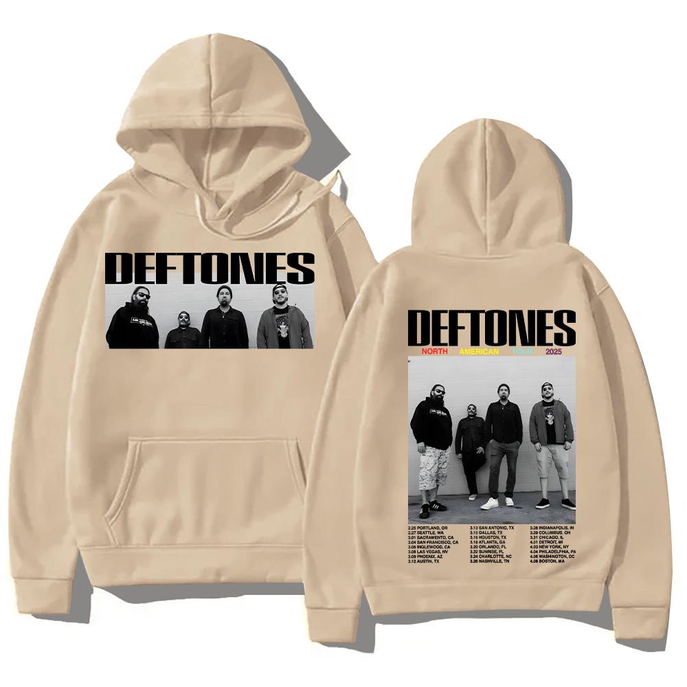 Deftones Tour 2026Hoodies Deftones New Creative Aesthetic Sweatshirts Retro Loose-fit Clothing Fall Unisex Streetwear Pullover Valentines Graphic Tops
