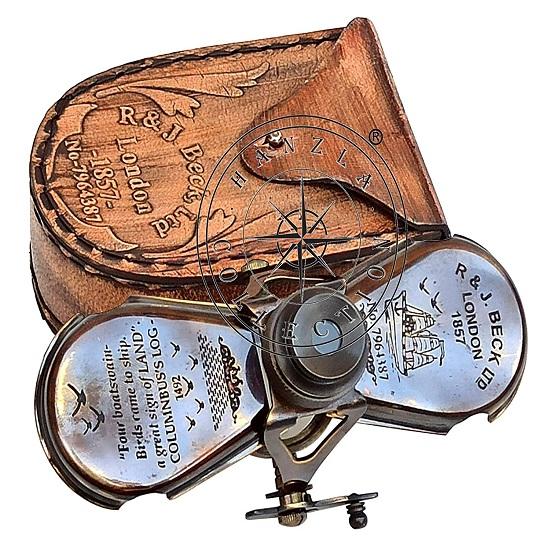 

Навігаційний Columbus Brass Marine Vintage Binocular Antique Spy Glass Монокулярний телескоп R & J Beck London 1857