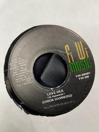 

7inch Record JUNIOR HAMMOND Love Her FIW009 FiWi Music Jamaica Reggae Ska Dub Used