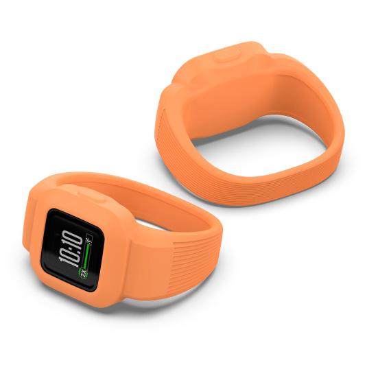 Watch Band All-in-one Soft Silicone Smart Watch Replacement Strap Wristband for Garmin Fit JR3/Vivofit Jr.3