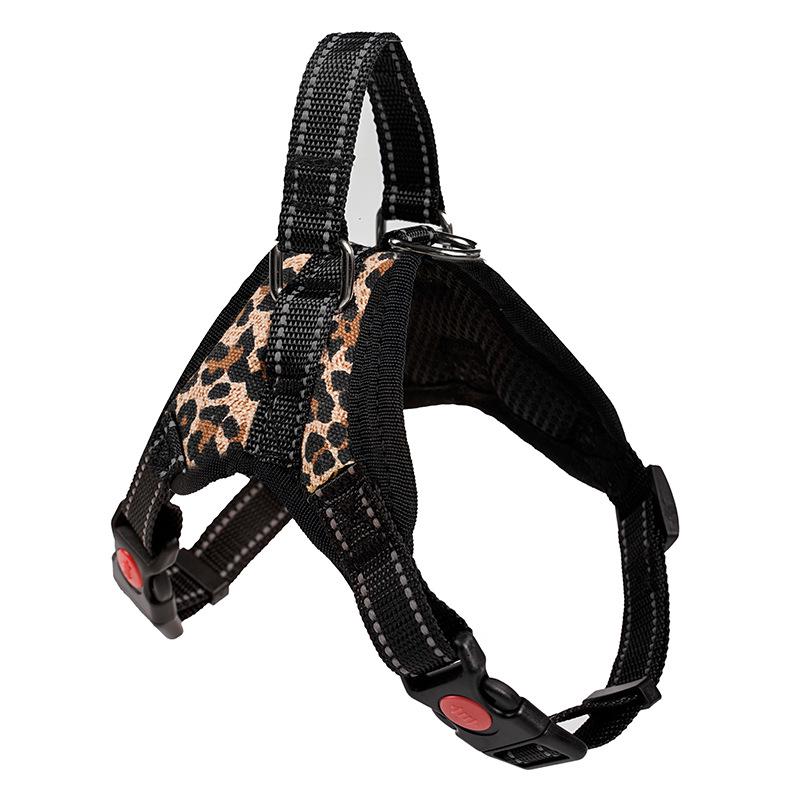 Popular Saddle-Style Chest Harness for Medium To Large Breeds: Teddy, Corgi, Golden Retriever, Samoyed.