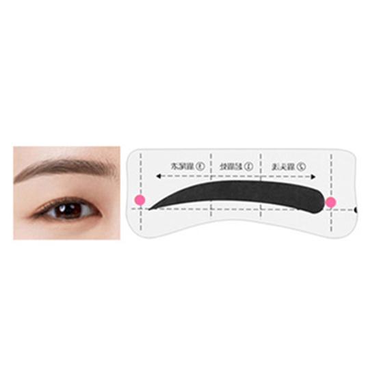 1 Set Eyebrow Stencil Sticker Disposable Brow Shaper Drawing Guide Tools DIY Women Beginner Eyebrow Shaping Template
