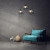 Cliff Black 3Xe27 Pendant Lamp