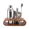 Cocktail Set With Bamboo Tray
