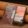 Flip Leather Phone Case for Samsung Galaxy S26 S23 S24 S25 Ultra S22 Plus Note 20 with Magnetic Card Slot Holder Cover LS055