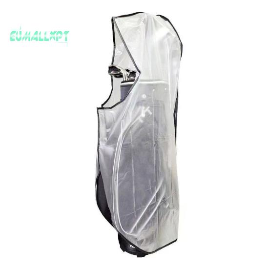 Copertura antipioggia pieghevole per sacca da golf - Impermeabile e antipolvere, copertura antipioggia trasparente in PVC, resistente, per golfisti donne uomini