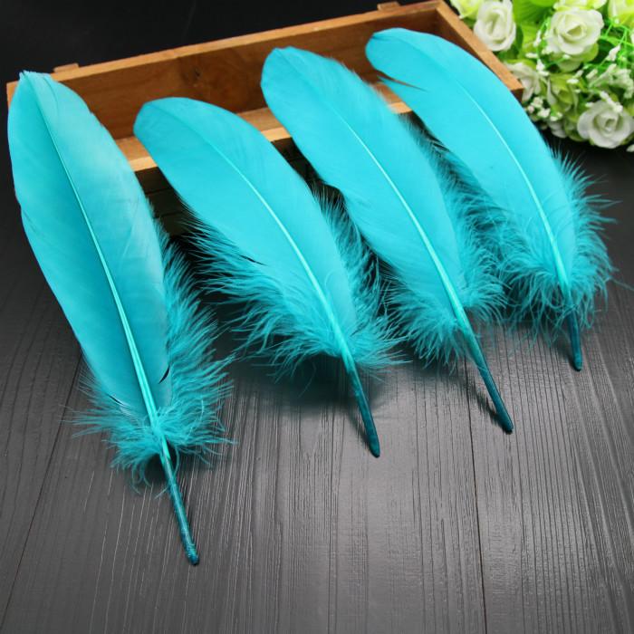 50Pcs28 Color Diy Feather Hard Big Floating Feather Wedding Dress Children Handmade Decoration Materials