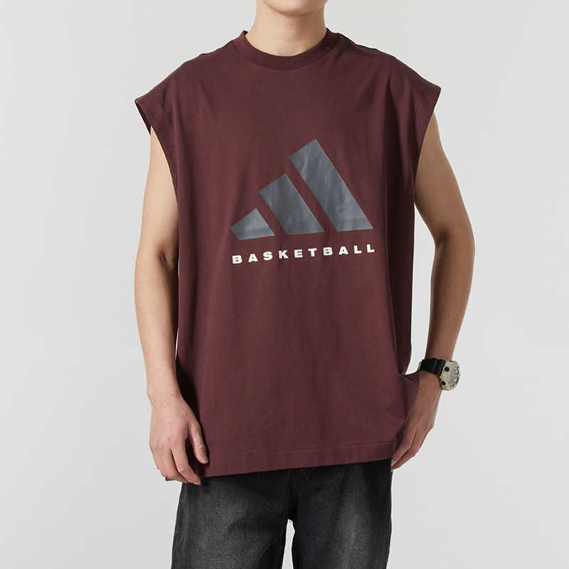 Adidas Free Shipping With AdiClub Adidas Basketball Sleeveless Tee Gender Neutral JD6133