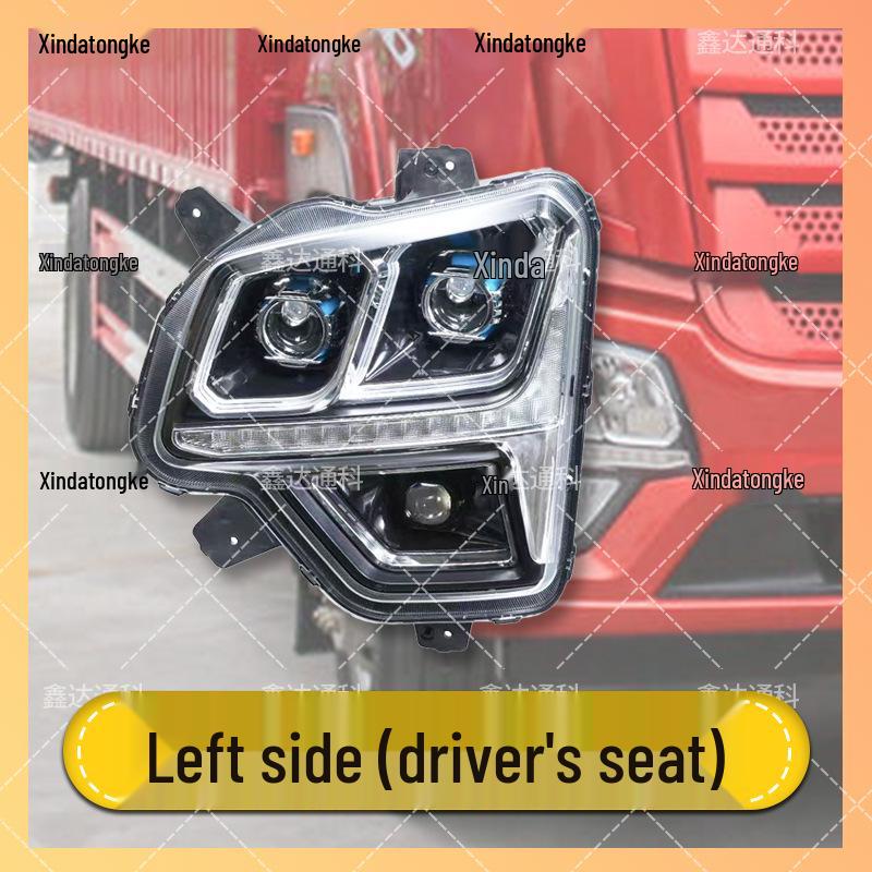 Upgrade FAW JK6 headlights with 3.0mm, 3.5mm lenses, plus four low and eight high beams for enhanced brightness.