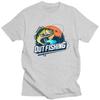 Custom Out Fishing T Shirt for Men Tshirt Casual Tee Short Sleeve Fish Fisherman Tshirt Loose Fit Clothing Gift