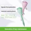 Dispositivo de riego automático por goteo ajustable para plantas en maceta y jardines en balcones.
