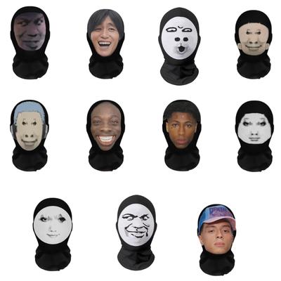 Funny Cosplay Prank Face Covering Prank Balaclava Head Covering for Halloween