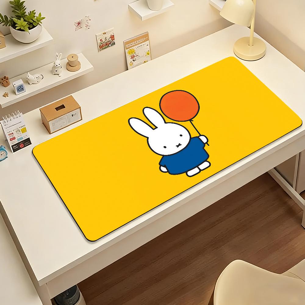 Cute Miffy Mouse Pad Computer Laptop Rubber Non-slip Mouse Mat Mousepad Gamers Decoracion Desk Mat
