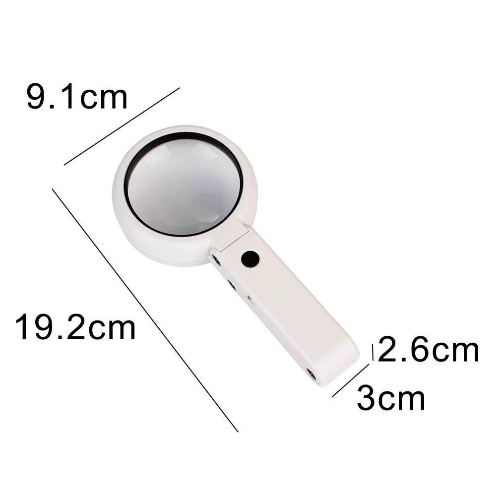 8 LED Light LED Light Magnifier 11x Magnification Reading Magnifier  Jewelry Appraisal