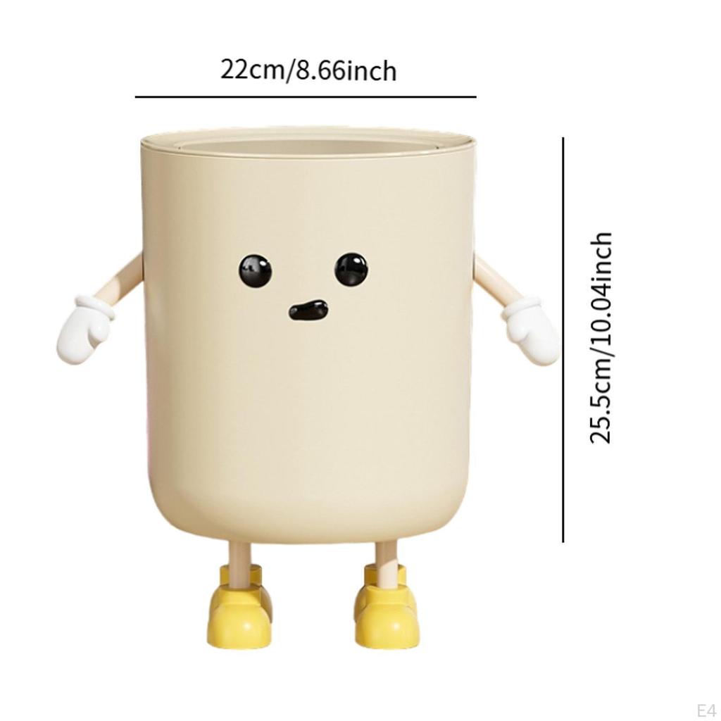 Uroczy kosz na śmieci, przenośny, kreatywny, nowoczesny, praktyczny do domu