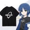 Women's Clothing Urban Aesthetic Clothing Women's Printed T-shirts Music Band Bocchi Clubbocchi Anime T-shirts