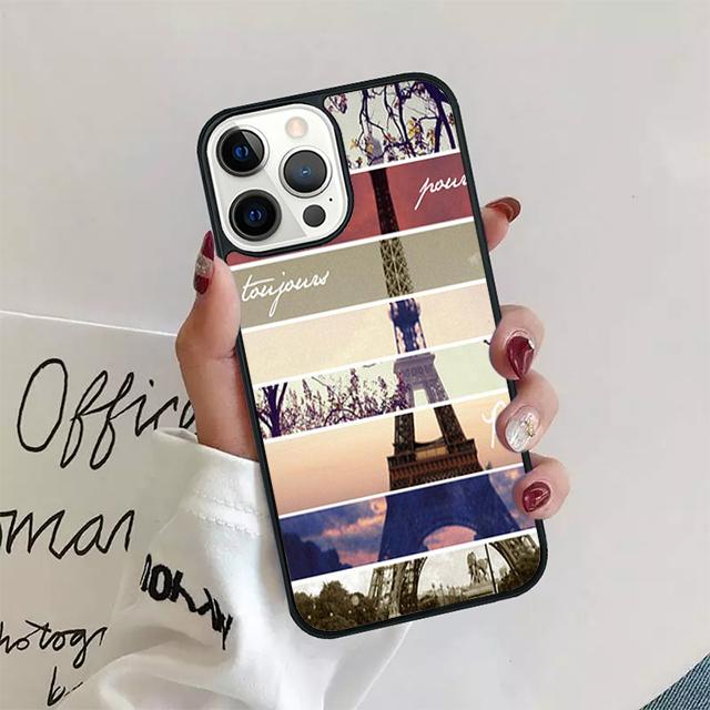 Romantic Paris Eiffel ToweR Coque Shell For iPhone 17 Air 15 16 14 13 12 Pro Max 11 Pro Max Plus Phone Case Cover