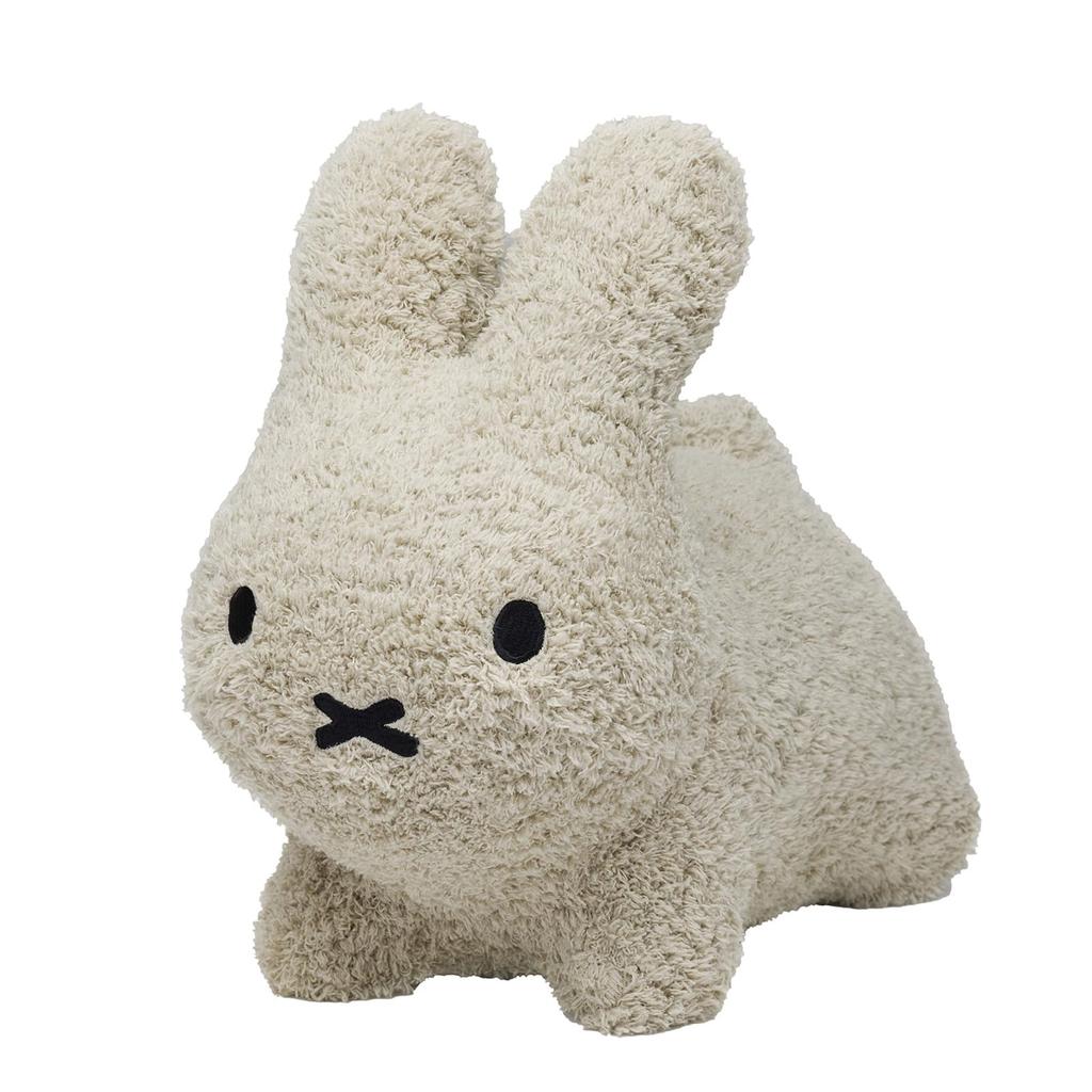 Ides Bruna Pompon Fluffy Mini Rabbit Grey Washable and A Soft Toy Perfect As a Gift for Ages 6 Months and Up [Official] Safe