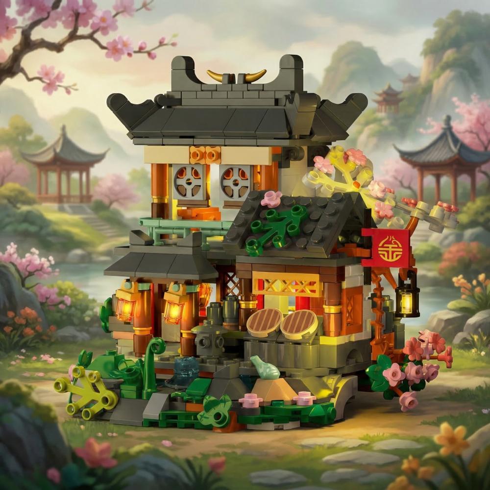 Fresh-From-Factory High-Standard Ancient Chinese Mythology Construction Premium-Quality Building-Bricks High-Standard  Premium-Quality