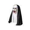 Conjuring 2 Nun Mask, Halloween Scary Makeup Mask, Tricky Ghost Face, Scary Latex Hood