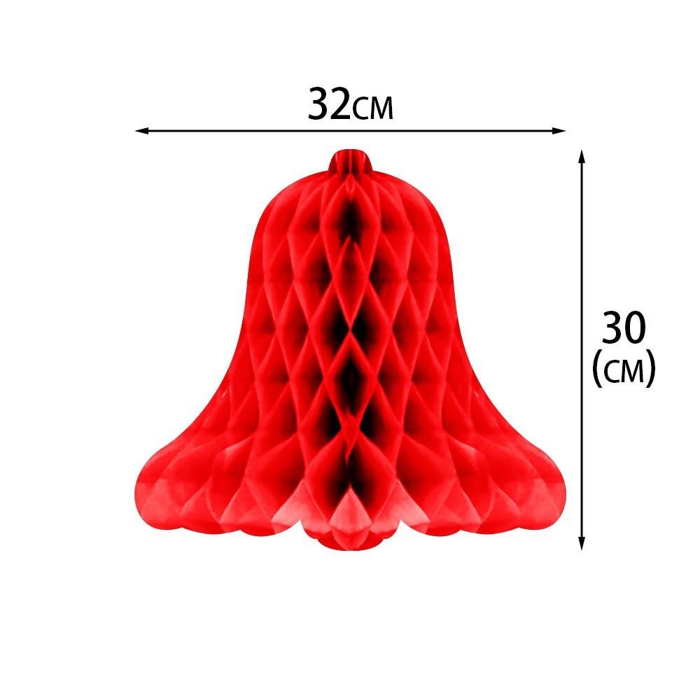 Christmas Party Decor 3d Honeycomb Hanging Decorations For Winter Holiday Celebrations