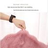 Cream Imitation Rabbit Fur Carpet - Ideal for Bedroom, Cloakroom, Living Room, or Bay Window. Bubble Velvet Plush Mat.