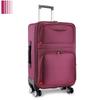 Large Capacity Rolling Suitcase with Universal Wheels, Combination Lock, Leather & Oxford Cloth Travel Bag for Men & Women