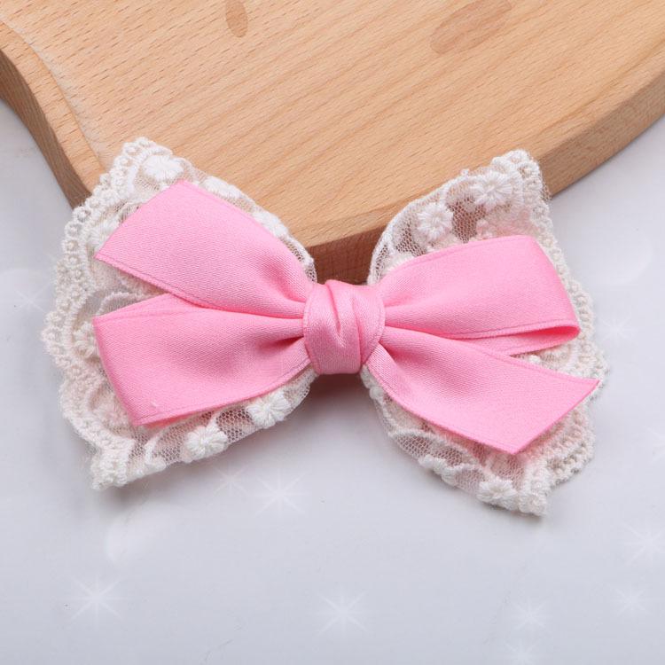 Children's Korean Hair Clips: Bows, Lace, Fashionable Princess Headwear for Little Girls