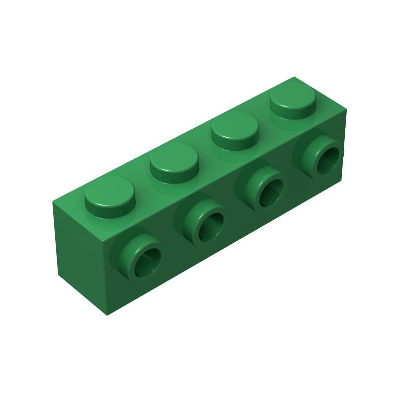 Cross-Border Small Particle Building Block Parts - 1x4 Single-Sided Stud Brick Compatible.