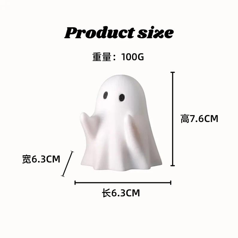 

Подставка для ручек Призрак Офис Дом Настольный Милый Маленький Орнамент Смола Орнамент Ghost Pen Holder