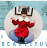 Girls' 2022 Mid-Length Fashion Coat: New Year Plus Velvet Padded Cotton Jacket