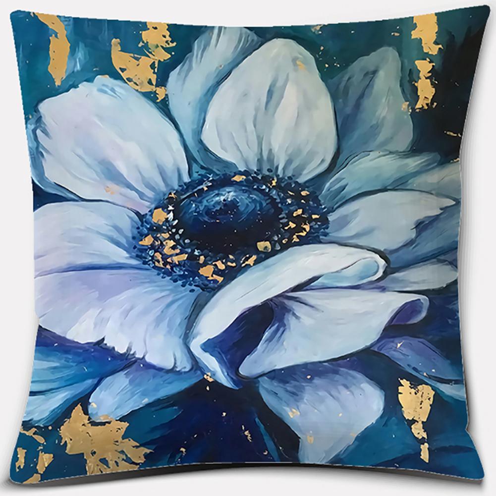 

Наволочка с принтом цветов и птиц, квадратная наволочка, украшение для дома и офиса, наволочка, чехол для подушки 40x40cm