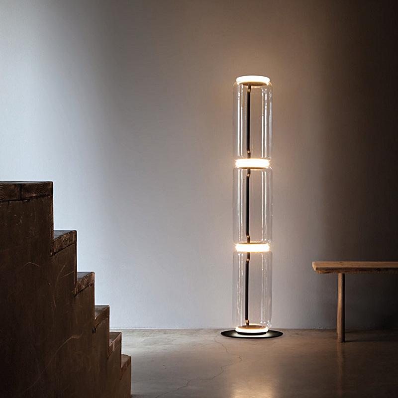 Italian Designer Floor Lamp: Modern Art Glass Lighting for Living Room, Hotel, Bedroom, Villa.