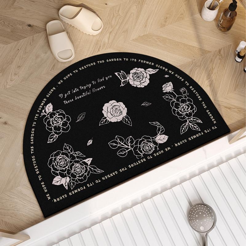 Bathroom Floor Mat American Diatom Mud Absorbent Foot Mat Non-slip At the Bathroom Door
