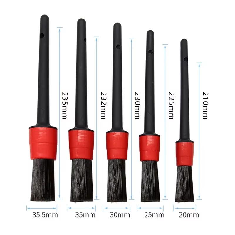 5pcs Motorcycle Cleaning Detailing Brush Set Car Cleaning Kit Chain Cleaner Multifunction Brushes Car Detailing Motorcycle Tools