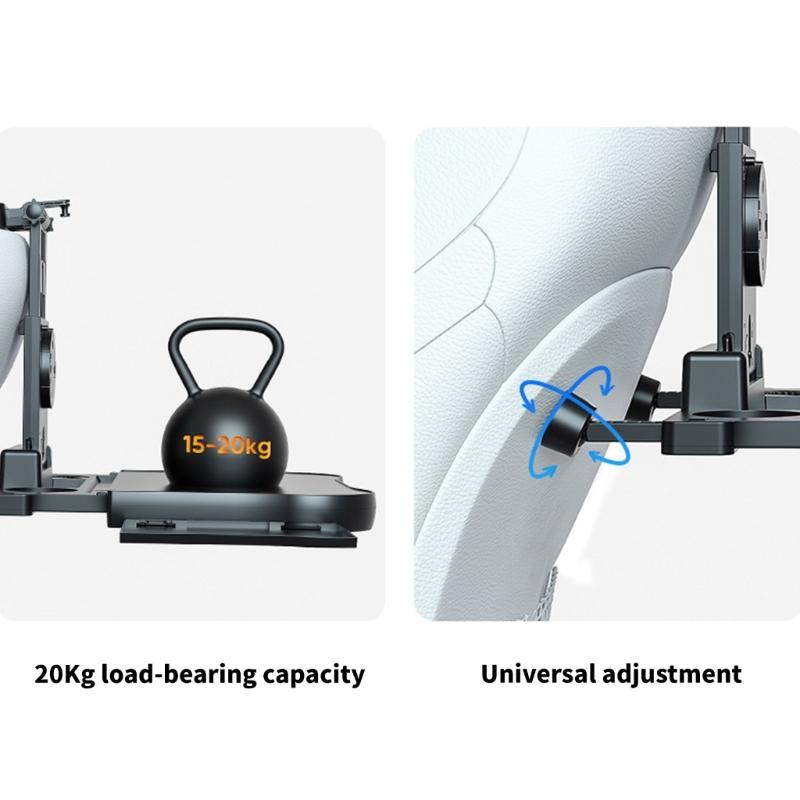 Adjustable Car Desk with Not Slip Surfaces & Storage Drawer Multiple Use Back Seat Organizers Simple Installs for Long Trip