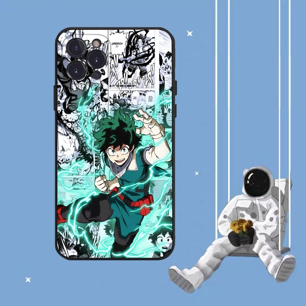 Midoriya Izuku Phone Case For iPhone 14 11 12 13 Mini Pro XS Max Cover 6 7 8 Plus X XR SE 2020 Funda Shell
