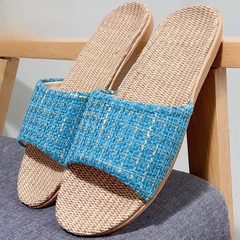 New Women's Comfortable EVA Lightweight Linen Slippers